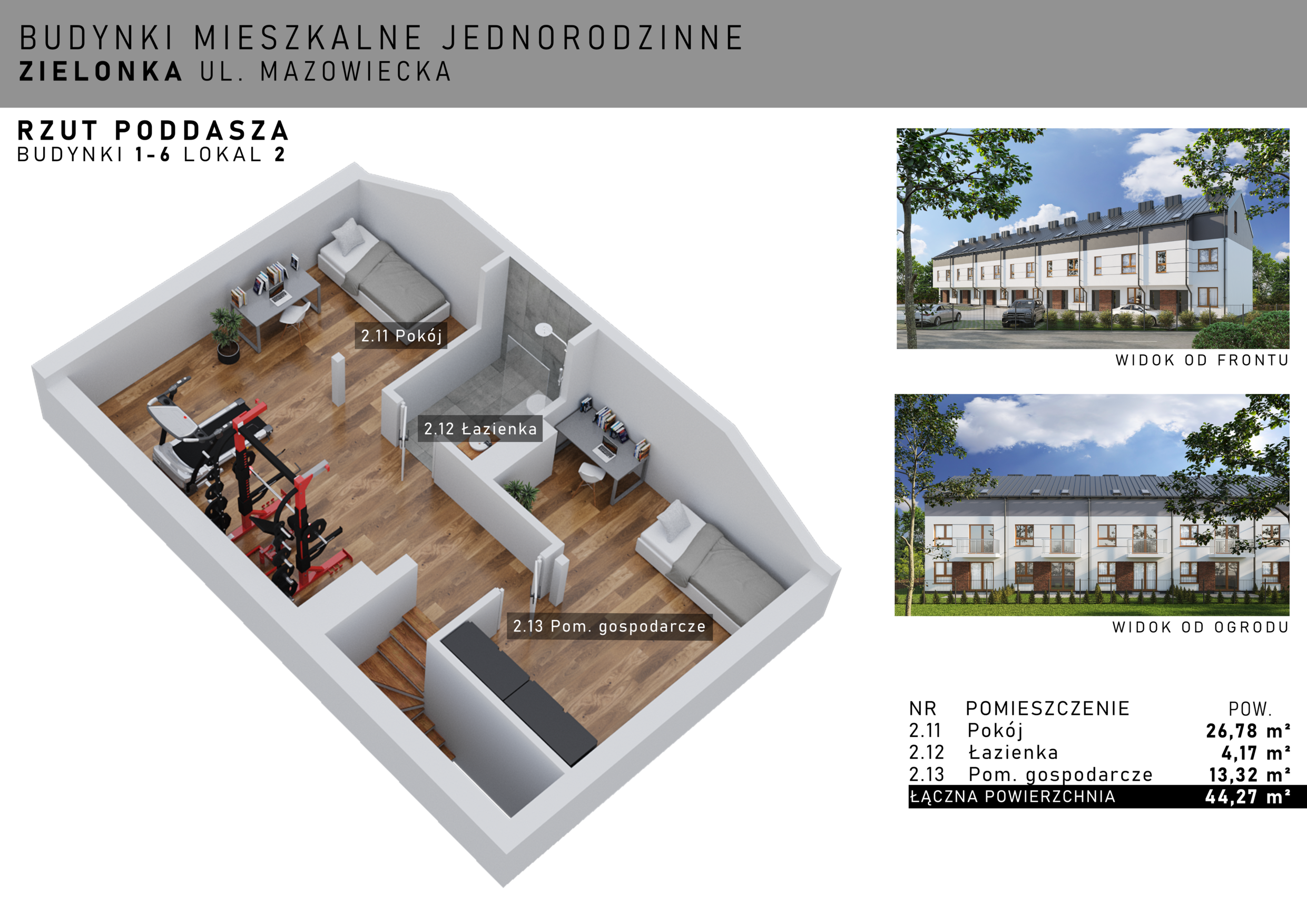 rzut poddasza bud 1-6