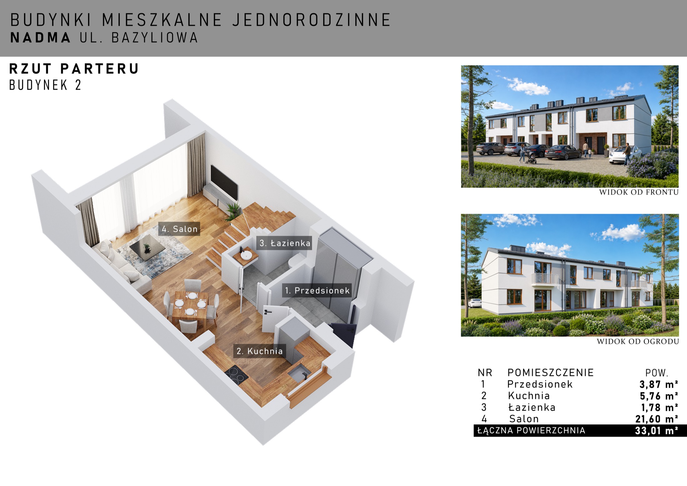 Bazyliowa Etap 2 – rzut parteru (bud. 2)